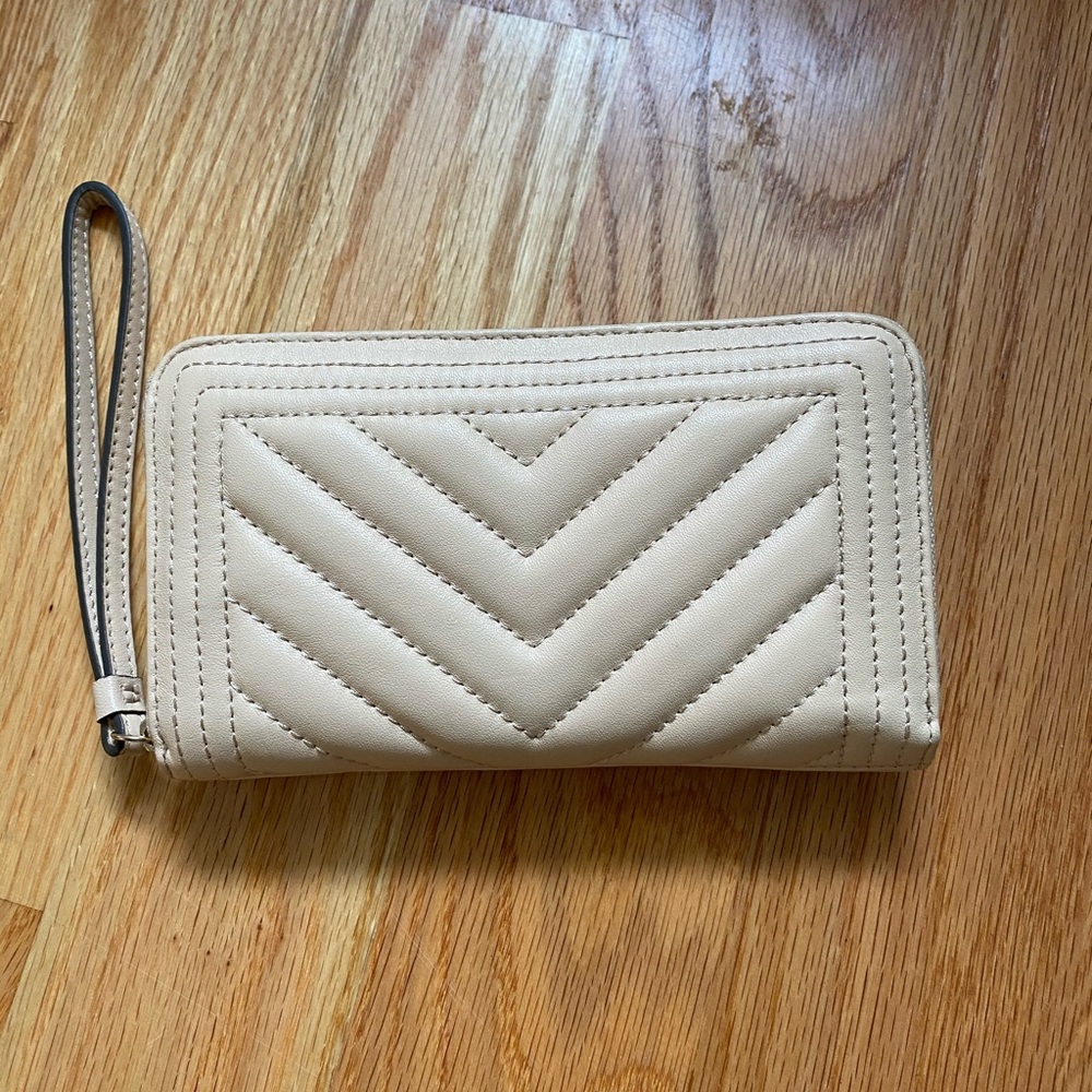Nude Saks Fifth Avenue Leather Wrist Wallet